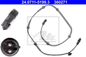 Tunnistin, kiertonopeus, Edessä, RENAULT MEGANE II, MEGANE Coupé-Cabriolet II, 82 00 483 837