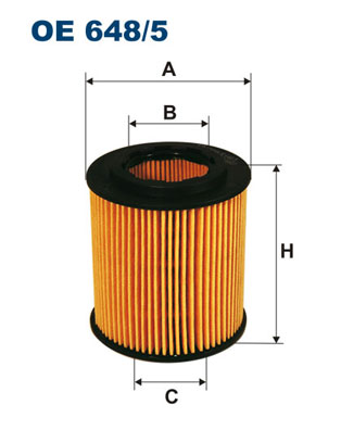 Öljynsuodatin FILTRON OE 648/5