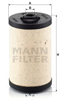 Polttoainesuodatin MANN-FILTER BFU 700 x