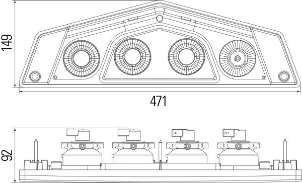 Takavalo HELLA 2VP 012 570-131