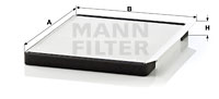 Raitisilmasuodatin MANN-FILTER CU 2331
