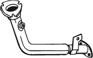 Pakoputki, Edessä, PEUGEOT 206 Halvkombi, 1705Z1