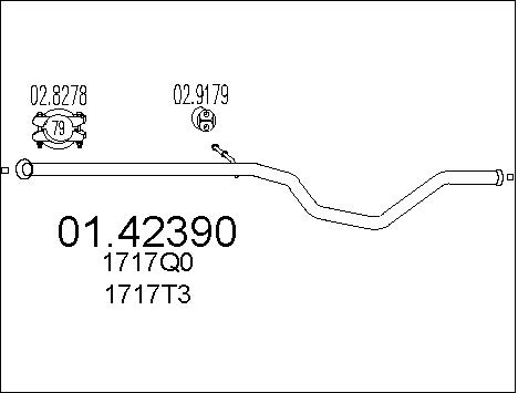 Pakoputki MTS 01.42390