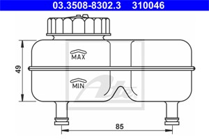 Neste/paisuntasäiliö, jarruneste, DAF,OPEL,VAUXHALL, 105 902, 211 611 301 E, 3104544, 3104998, 3107114, 5 59 031, 5 59 045, 803 611 301,