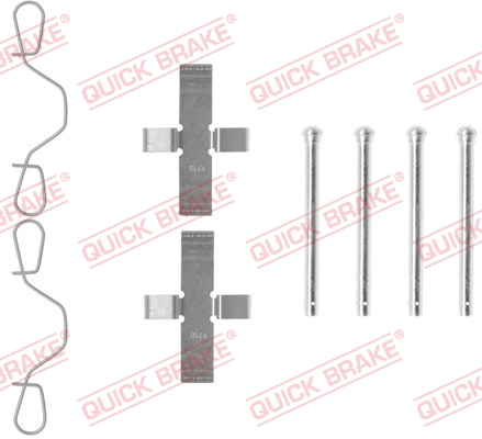 Tarvikesarja, jarrupala QUICK BRAKE 109-0982
