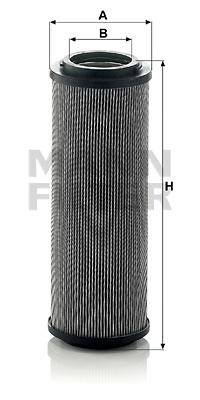 Suodatin, työhydrauliikka MANN-FILTER HD 12 127
