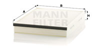 Raitisilmasuodatin MANN-FILTER CU 25 007