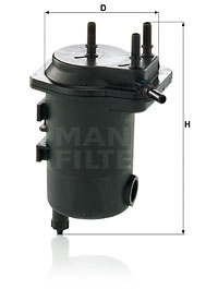 Polttoainesuodatin MANN-FILTER WK 939/12 x