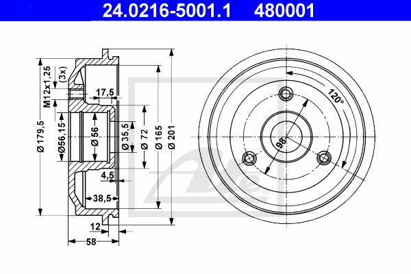 Jarrurumpu ATE 24.0216-5001.1