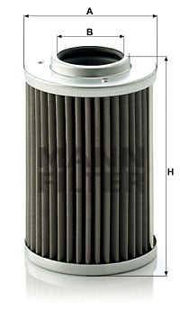 Hydrauliikkasuodatin, automaattivaihteisto MANN-FILTER H 710/1 x