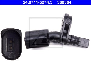 Tunnistin, kiertonopeus, Etuakseli, oikea, AUDI,SEAT,SKODA,VW, 6Q0 927 804 A, 6Q0 927 804 B, WHT 003 860