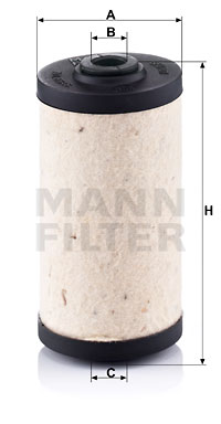 Polttoainesuodatin MANN-FILTER BFU 707