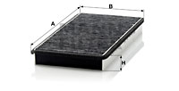 Raitisilmasuodatin MANN-FILTER CUK 3360
