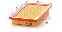 Ilmansuodatin MANN-FILTER C 3073