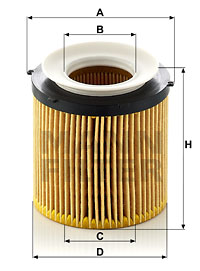 Öljynsuodatin MANN-FILTER HU 8002 x KIT