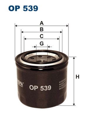 Öljynsuodatin FILTRON OP 539