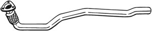 Pakoputki, Edessä, Keskellä, AUDI A4 B8, A4 B8 Avant, A5, A5 Cabriolet, A5 Sportback, 8K0254350R, 8K0254352D