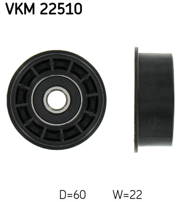 Ohjainrulla, hammashihna SKF VKM 22510