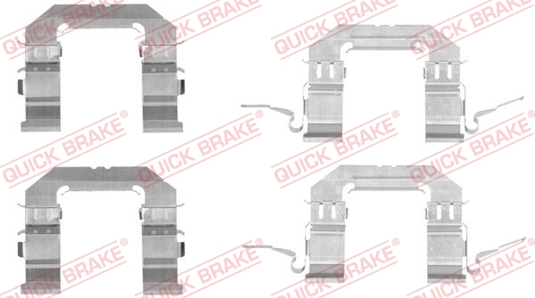 Tarvikesarja, jarrupala QUICK BRAKE 109-1722