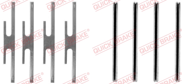 Tarvikesarja, jarrupala QUICK BRAKE 109-1012