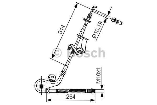 Jarruletku BOSCH 1 987 481 428