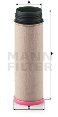 Toisioilmasuodatin MANN-FILTER CF 1250
