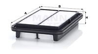 Ilmansuodatin MANN-FILTER C 24 003