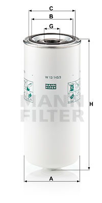 Öljynsuodatin MANN-FILTER W 13 145/3