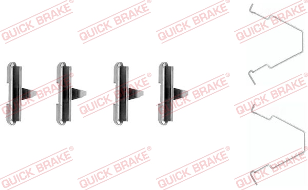 Tarvikesarja, jarrupala QUICK BRAKE 109-1270