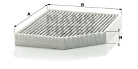 Raitisilmasuodatin MANN-FILTER CUK 2450