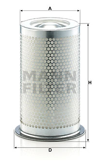 Suodatin, paineilma MANN-FILTER LE 7004 x