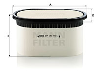 Ilmansuodatin MANN-FILTER CP 23 210