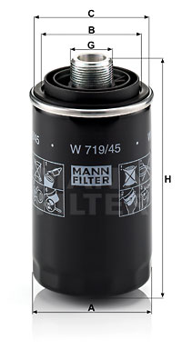 Öljynsuodatin MANN-FILTER W 719/45