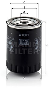 Öljynsuodatin, FORD,SEAT,VW, 028 115 561 B, 1085 801, 1318 700, 3U7J 6714 AA, 97 VW 6714 AA