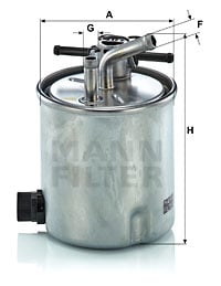 Polttoainesuodatin MANN-FILTER WK 9067