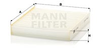 Raitisilmasuodatin MANN-FILTER CU 2145