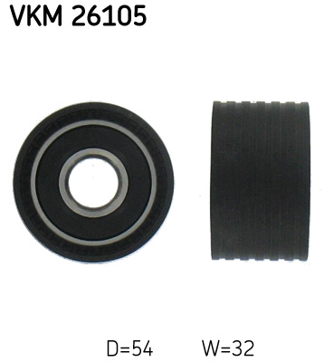Ohjainrulla, hammashihna SKF VKM 26105