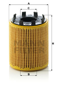 Öljynsuodatin MANN-FILTER HU 713/1 x