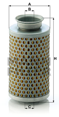 Hydrauliikkasuodatin, ohjaus MANN-FILTER H 615