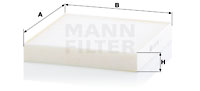 Raitisilmasuodatin MANN-FILTER CU 22 028