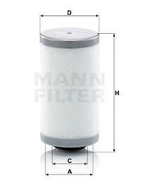 Suodatin, paineilma MANN-FILTER LE 3009