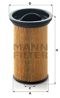 Polttoainesuodatin MANN-FILTER PU 742