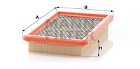 Ilmansuodatin MANN-FILTER C 2666