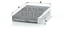 Raitisilmasuodatin MANN-FILTER CUK 2747