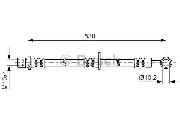 Jarruletku BOSCH 1 987 481 606