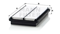Ilmansuodatin MANN-FILTER C 2726