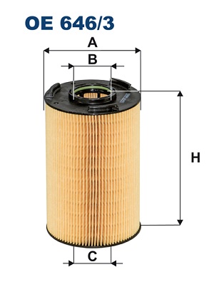 Öljynsuodatin FILTRON OE 646/3