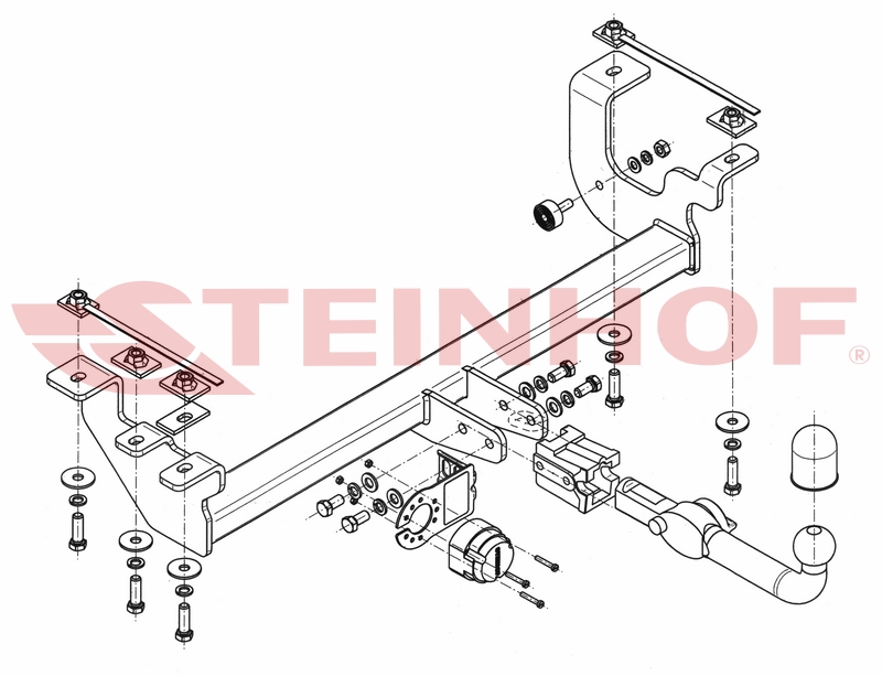Vetokoukku STEINHOF STS-411 Suzuki Jimny '98-