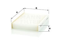 Raitisilmasuodatin MANN-FILTER CU 20 013