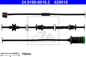 Kulumisenilmaisin, jarrupala, Etuakseli, OPEL,VAUXHALL, 13153473, 62 35 674